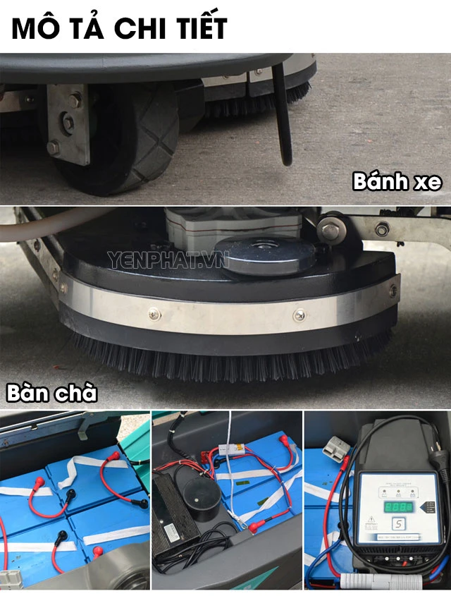 Chi tiết một số bộ phận của Supper Clean SC 1350