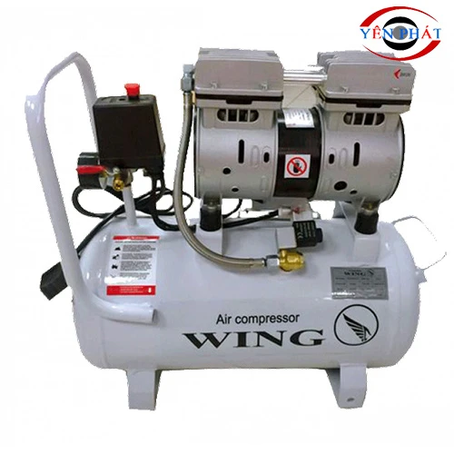 Máy nén hơi mini gia đình không dầu giảm âm Wing TW-OF550-25L