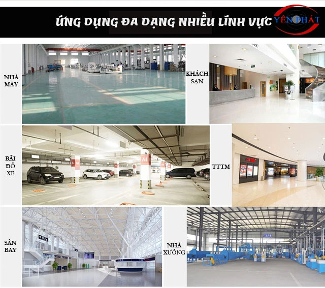 Ứng dụng của máy chà sàn tạ Kumisai KMS 004