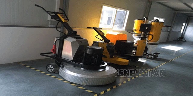 Cấu tạo máy mài nền bê tông