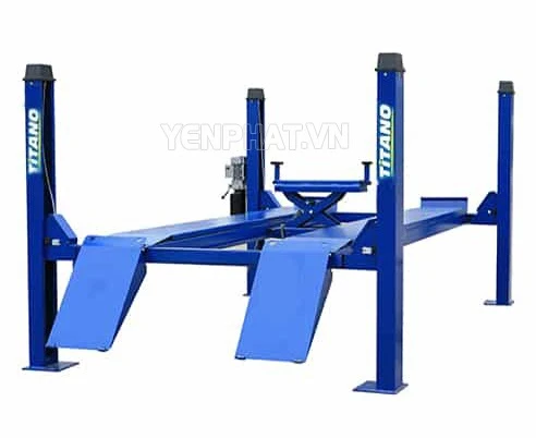 Cầu nâng ô tô 4 trụ - Cấu tạo, ưu điểm nổi bật