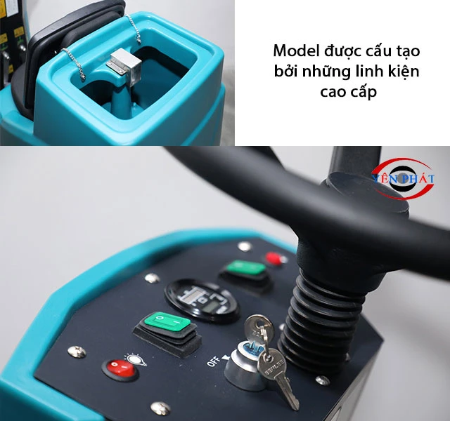 cấu tạo máy chà sàn ngồi lái Kumisai KMS 60B