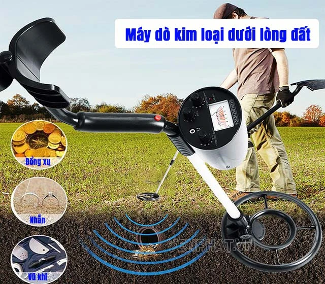 Máy dò kim loại dưới lòng đất