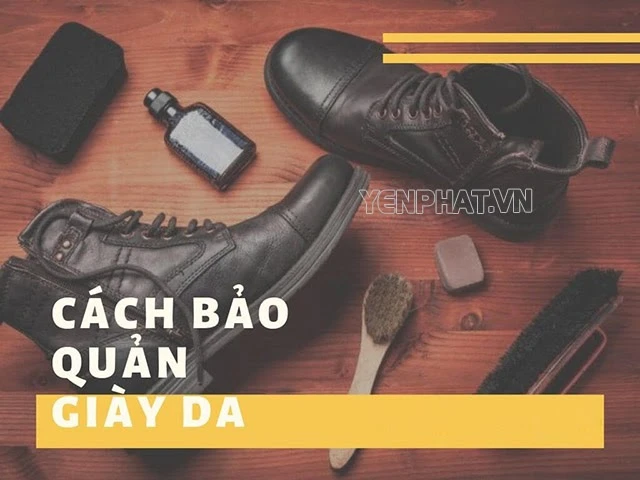 bảo quản giày da đúng cách