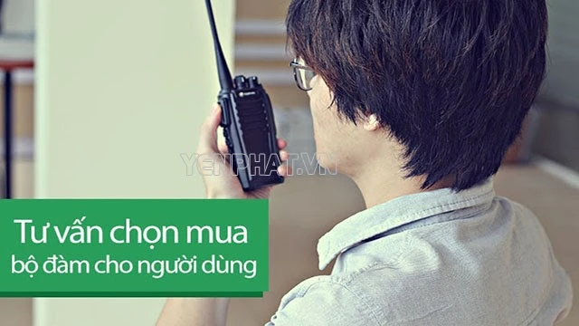 Sử dụng dịch vụ tư vấn hỗ trợ để cài đặt tần số bộ đàm