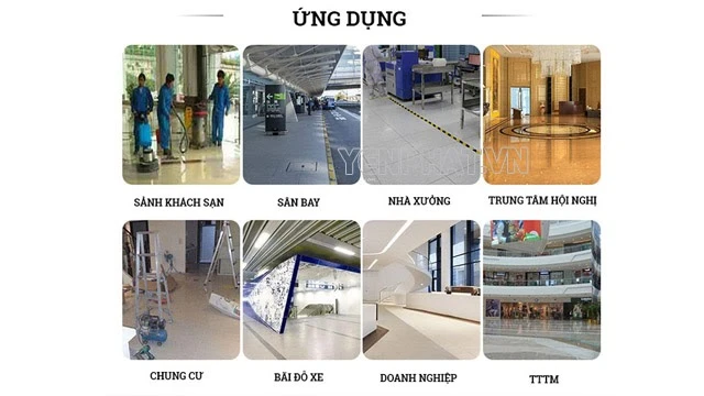 Ứng dụng của máy chà sàn Kungfu KF004