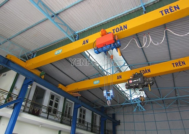 cơ cấu hệ thống nâng hạ cầu trục