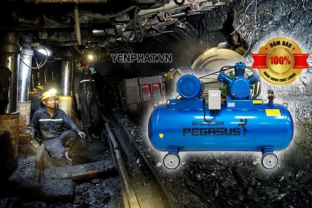 Model PEGASUS TM-W-0.9/8-330L được đưa vào trong ngành khai thác than đá