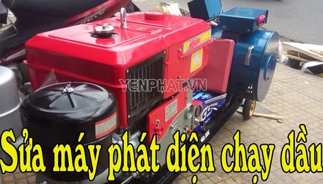cách sửa máy phát điện chạy dầu