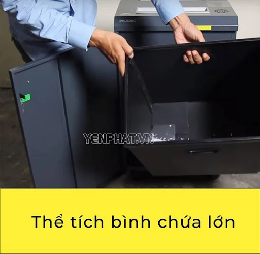 Bình chứa rác máy huỷ tài liệu công nghiệp