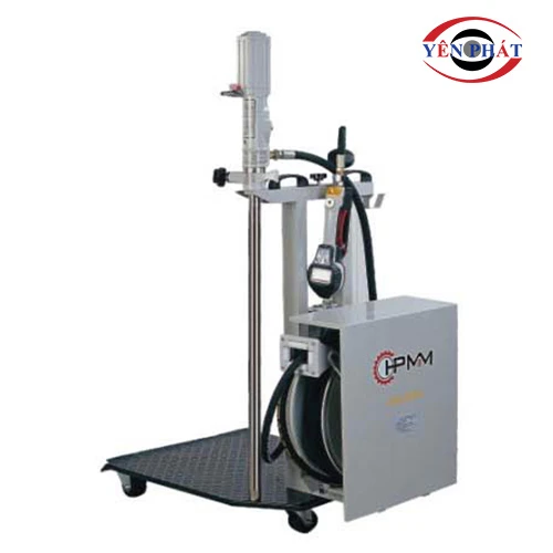 Xe bơm dầu thùng phuy có đồng hồ định lượng HG-948