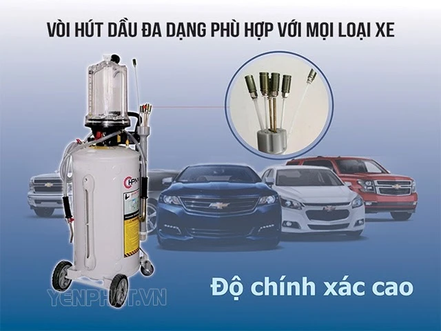 Ưu điểm nổi bật của máy bơm hút dầu thải HC-2297