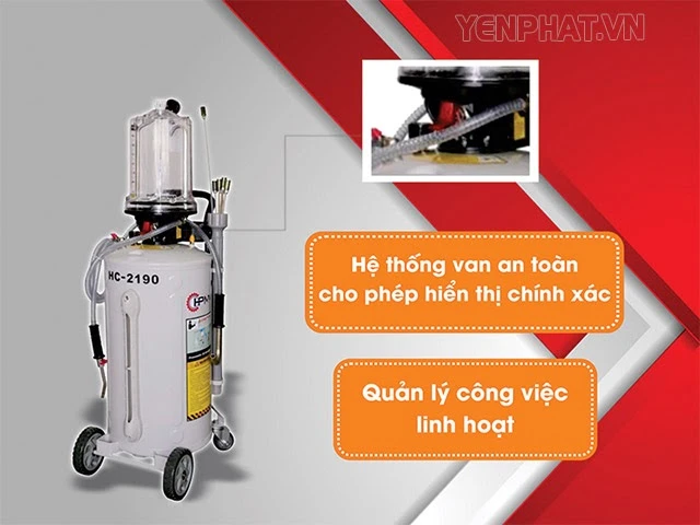 Ưu điểm của máy bơm hút dầu thải HC-2190