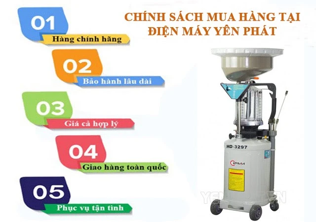Mua máy hút dầu thải ô tô Model HD-3297 ở đâu tốt
