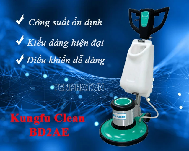 Ưu điểm của máy chà sàn Kungfu Clean BD2AE