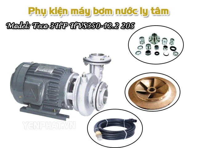 Một số linh kiện của máy bơm nước tháp giải nhiệt