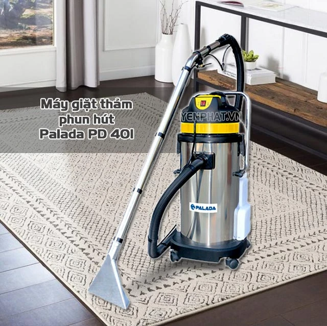 Máy giặt thảm phun hút Palada PD 401