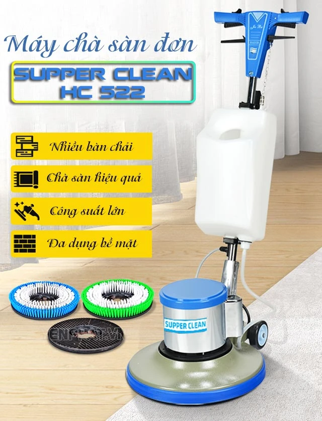 Máy chà sàn nhà xưởng Supper Clean HC 522