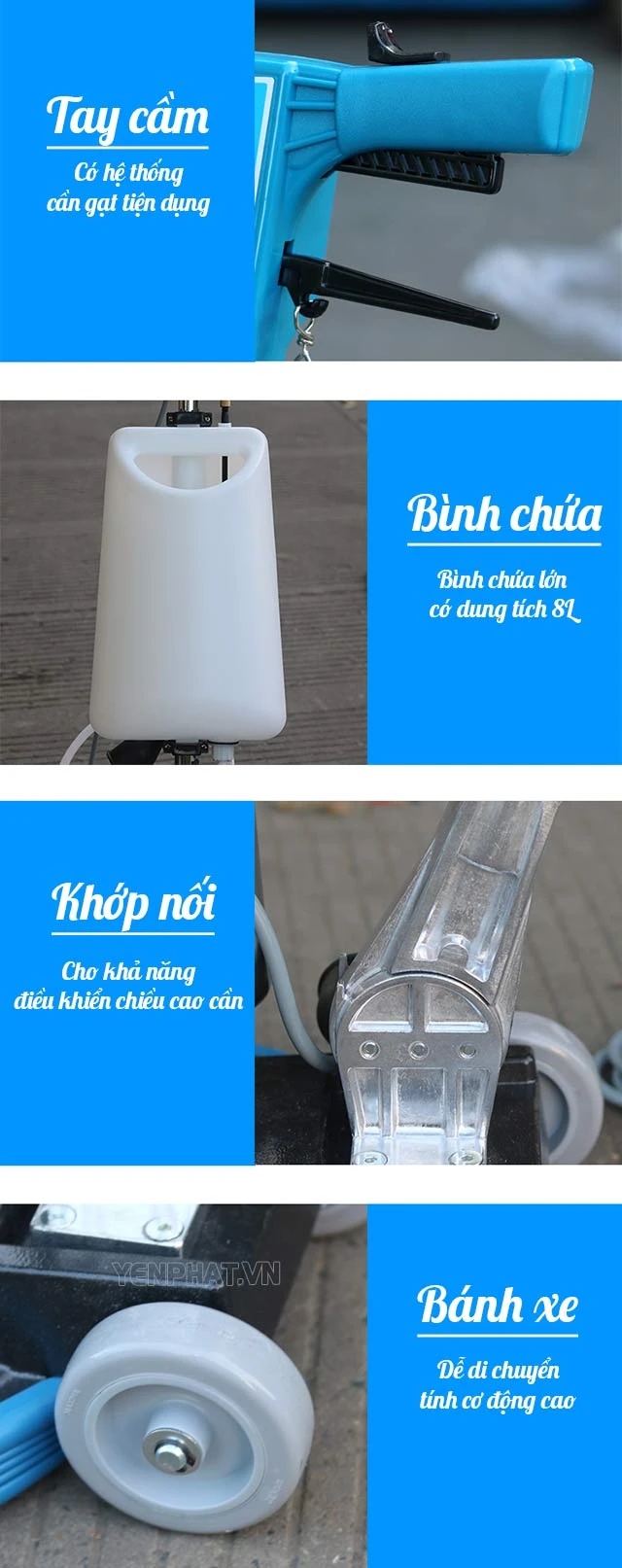 Một số bộ phận của máy chà sàn Supper Clean SC 13