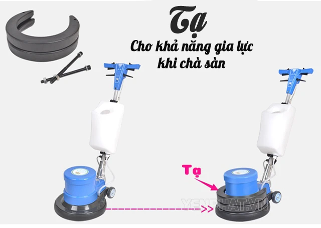 Ưu điểm máy chà sàn tạ Supper Clean SC-17