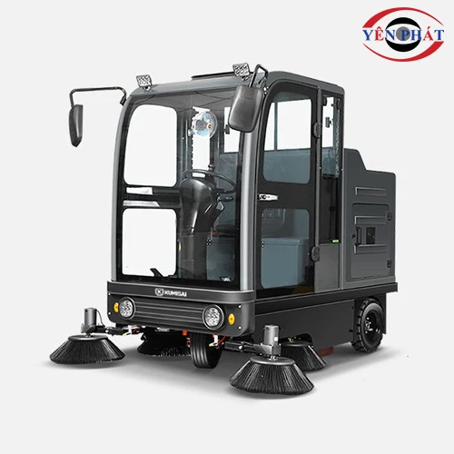 Xe quét rác ngồi lái công nghiệp Kumisai KMS-S11