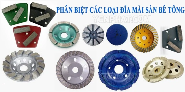 Các loại đĩa mài bê tông thông dụng trên thị trường hiện nay