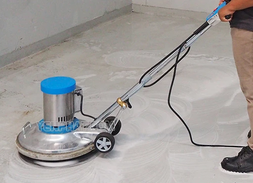 Cách sử dụng máy đánh bóng sàn bê tông cho các công trình xây dựng