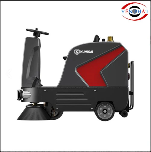 Xe quét rác ngồi lái nhà xưởng Kumisai KMS-S5 2
