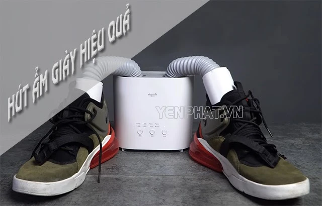 máy hút ẩm tủ giày