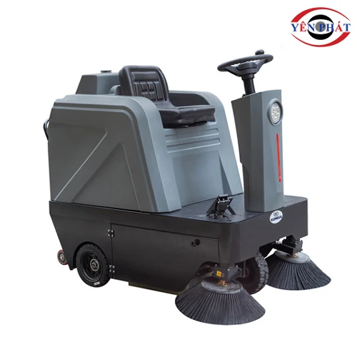 Xe quét rác ngồi lái nhà xưởng Kumisai KMS-1250E