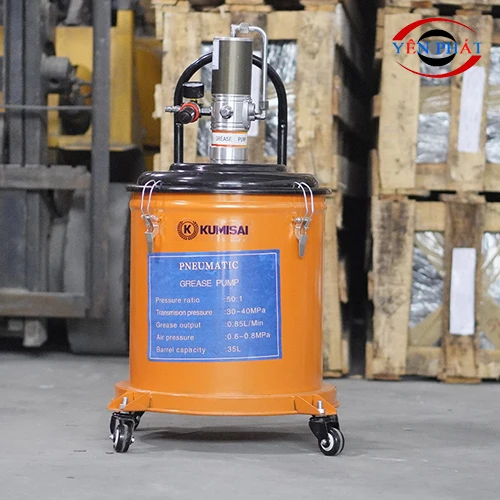 Máy bơm mỡ Kumisai 35L model KMS-35S 6