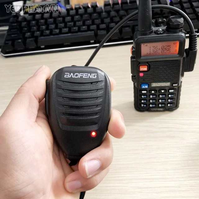 Các bước cài đặt tần số bộ đàm baofeng