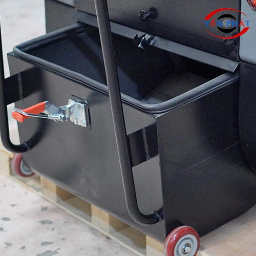 Xe quét rác ngồi lái nhà xưởng Kumisai KMS-S5 7