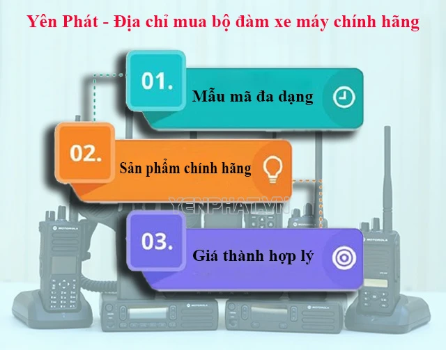 Địa chỉ mua bộ đàm chất lượng, uy tín
