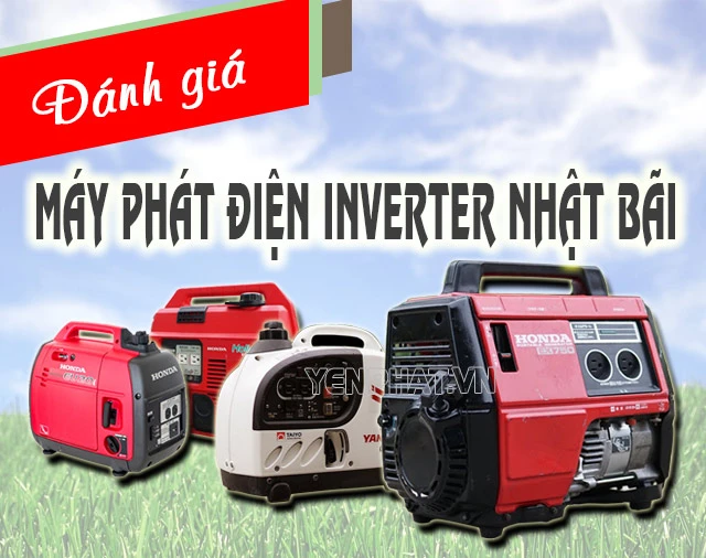 máy phát điện Inverter Nhật bãi