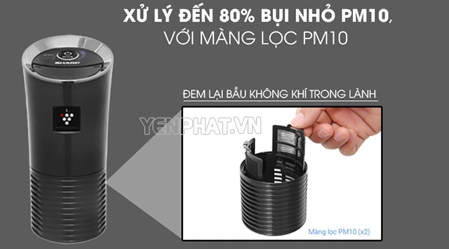 giá máy lọc không khí ô tô sharp