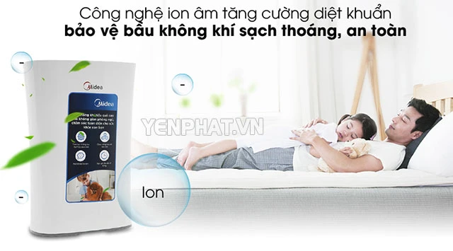 Công nghệ bù ion giúp không khí trong lành