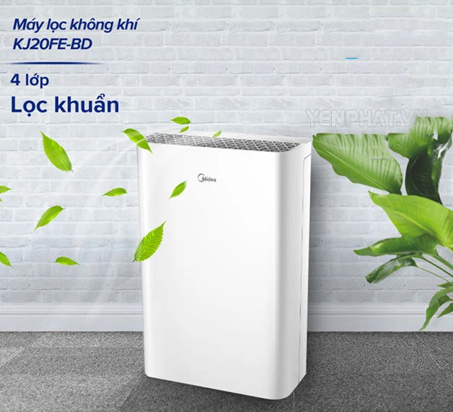máy lọc không khí 50W Midea KJ20FE-BD