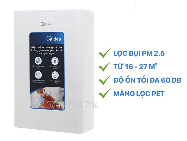 máy lọc không khí Midea MAP-200GD41