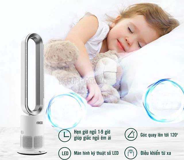 Các tính năng của máy lọc không khí Frico