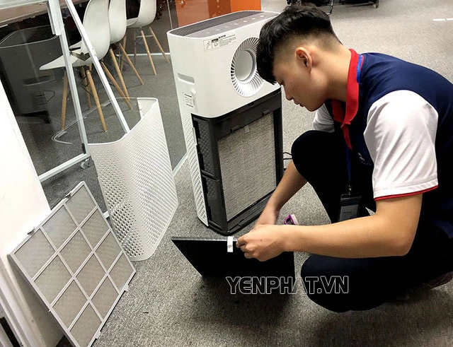 Cách vệ sinh máy lọc không khí Frico