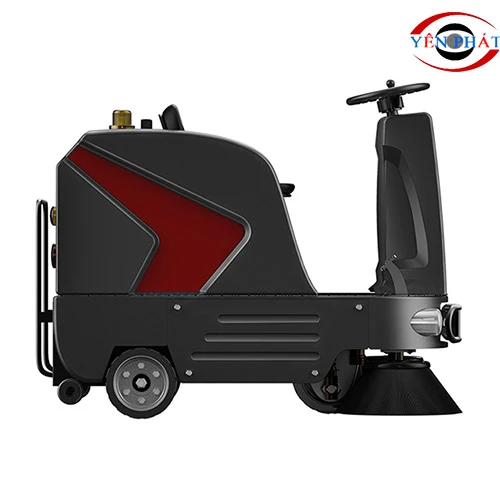 Xe quét rác ngồi lái nhà xưởng Kumisai KMS-S6 3