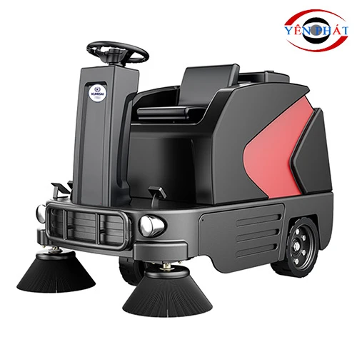 Xe quét rác ngồi lái nhà xưởng Kumisai KMS-S6