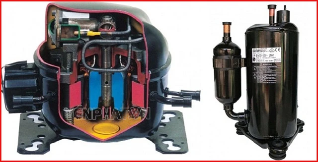máy nén khí từ lốc tủ lạnh