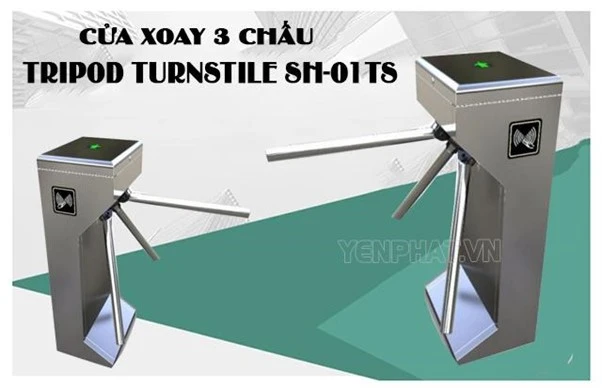 Cửa xoay 3 chấu Tripod Turnstile SH-01TS - giải pháp kiểm soát hiện đại, tiết kiệm chi phí