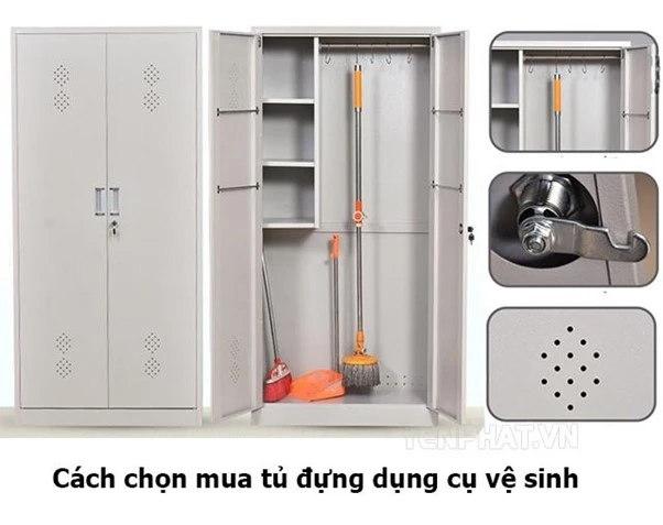 Top tủ dụng cụ vệ sinh đáng đầu tư nhất hiện nay?