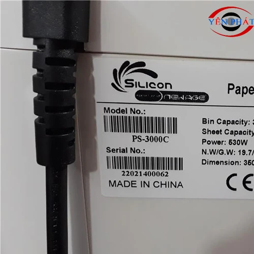 Máy hủy tài liệu Silicon PS-3000C 2