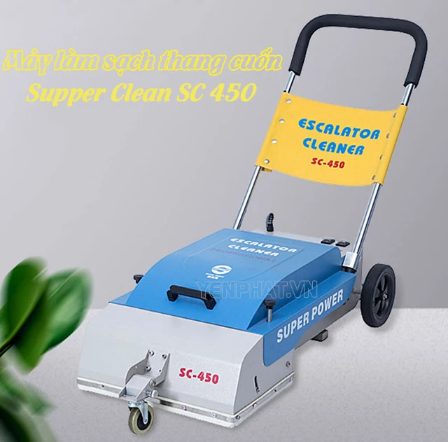 Máy làm sạch thang cuốn Supper Clean SC 450 vô cùng hiện đại