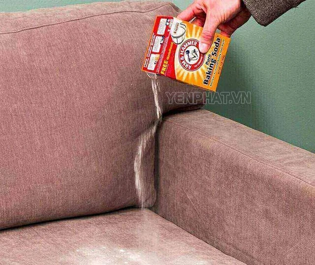 Giặt ghế với baking soda