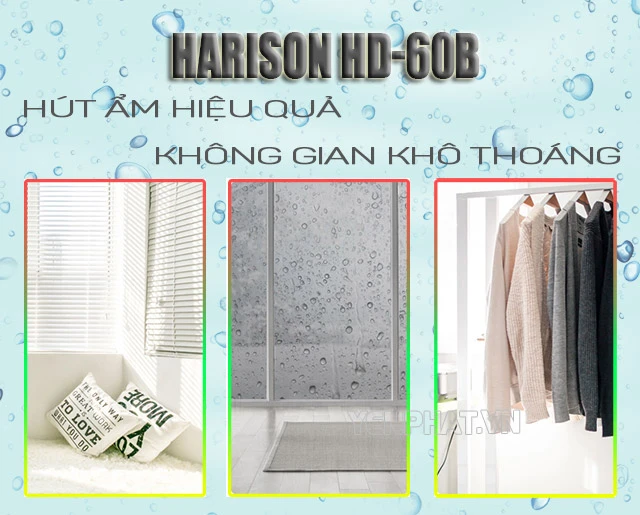 máy hút ẩm harison hd60b | Điện Máy Yên Phát